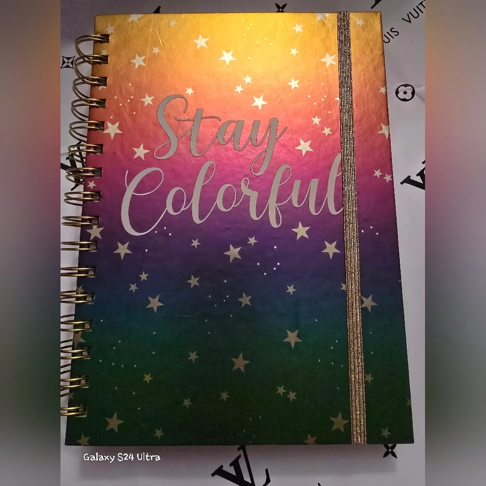 2 Piece Set: Life In Pastel 16 Eyeshadow Pallet & Stay Colorful Notebook NEW